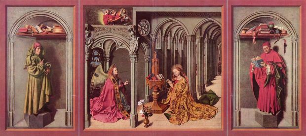 Triptyque de l'Annonciation d'Aix attribué à Barthélémy d'Eyck