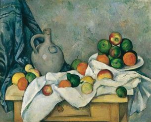 Paul_Cézanne_Rideau_cruchon_et_compotier_1893