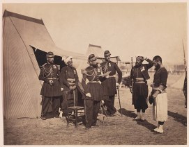 The quarters of the Zouaves of the Imperial Guard, Camp de Châlons, France_1857